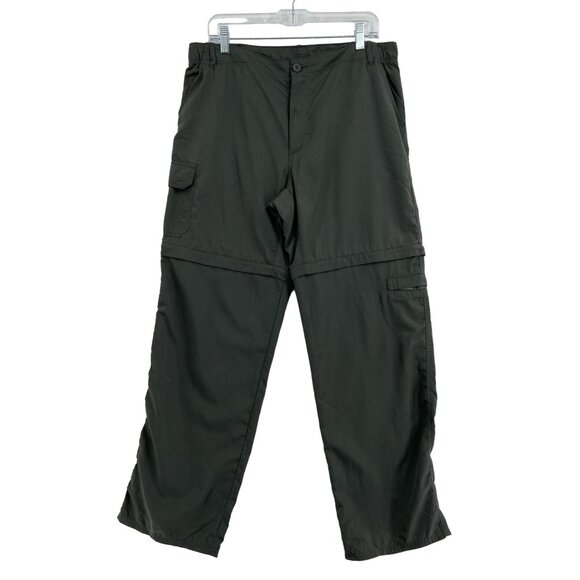 Kathmandu Women's Nylon Hiking Convertible Cargo Pants‎ Size 14 Dark Green/Gray - Picture 1 of 10
